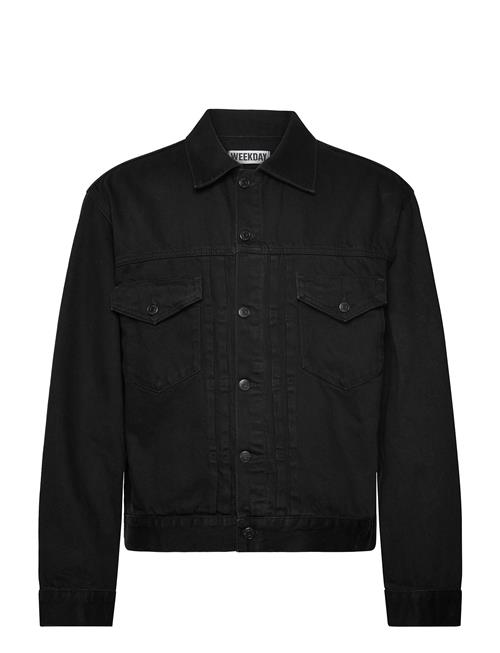 Relaxed Denim Jacket Weekday Black