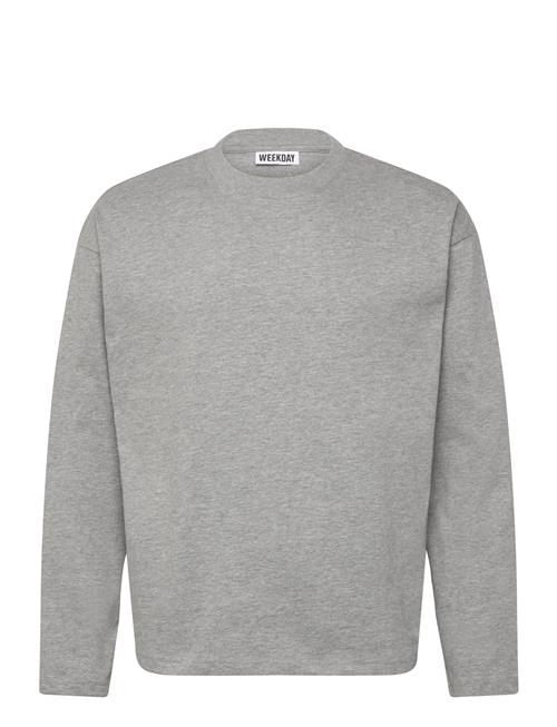 Boxy Long Sleeve Weekday Grey