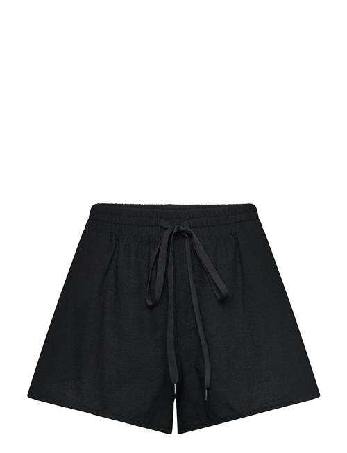 Linen Shorts Monki Black
