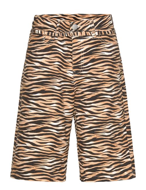 Low Rise Cargo Cotton Twill Jorts Monki Patterned