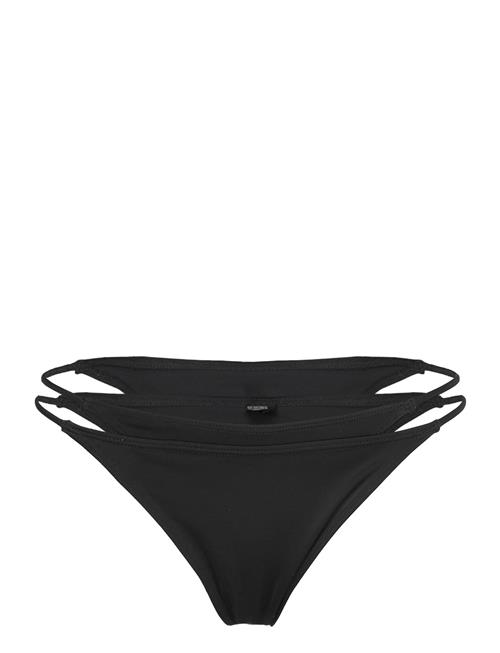Layered Brazilian Bikini Bottoms Weekday Black