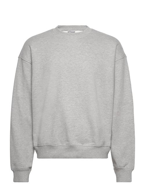 Boxy Terry Sweatshirt Weekday Grey