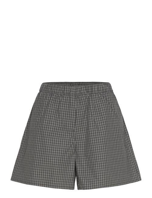 Low Rise Cotton Shorts Weekday Grey