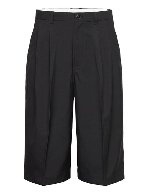 Loose Long Suit Shorts Weekday Black