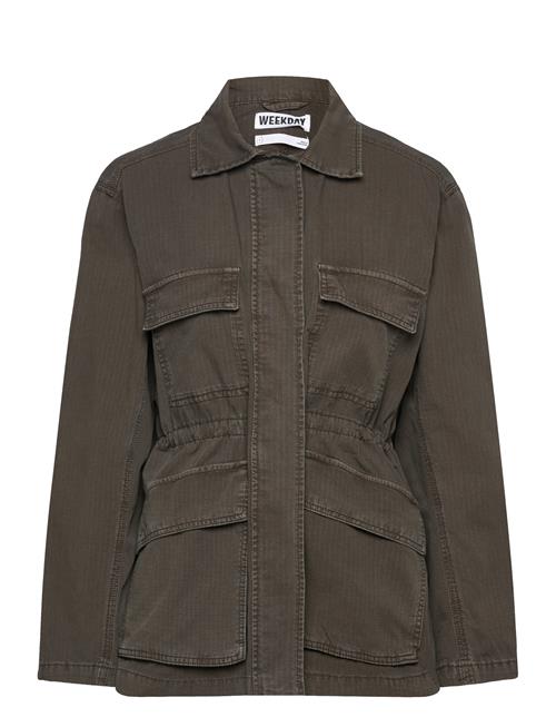 Washed Ribstop Jacket Weekday Black