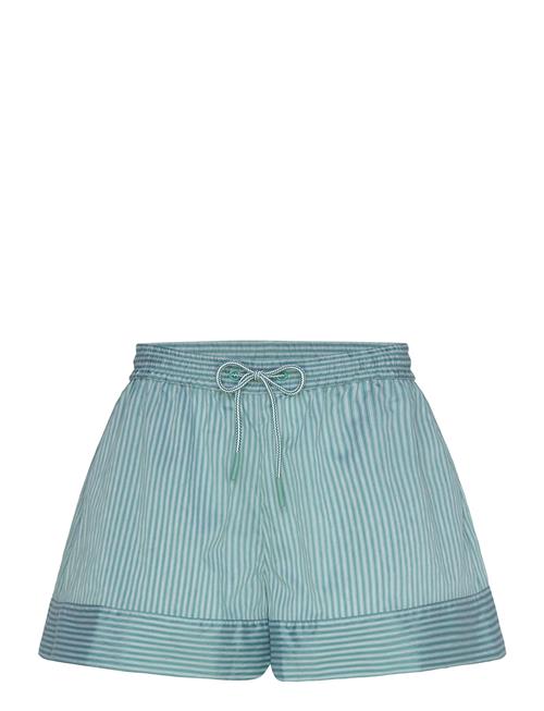 Colette High Rise Drawstring Shorts Malina Blue