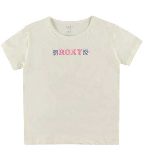 Roxy T-shirt - Lily Regular Vintage - Egret m. Print