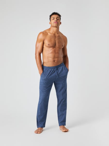 Björn Borg Core Flannel Pyjama Pants Blå, XXL