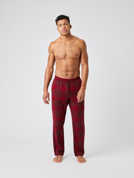 Björn Borg Core Flannel Pyjama Pants Rød, S