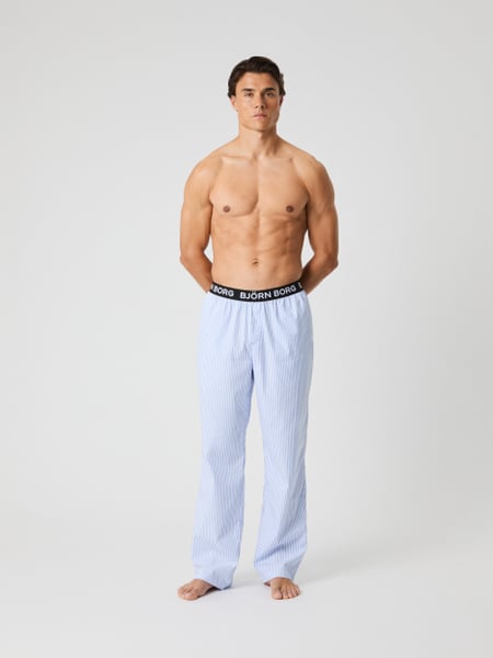 Björn Borg Core Woven Logo Pyjama Pants Blå, XXL