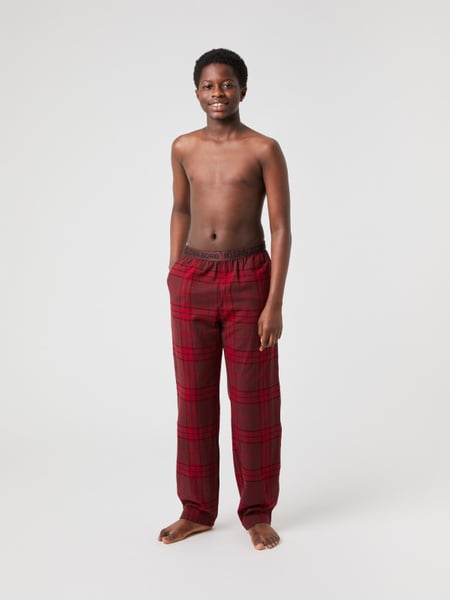 Björn Borg Core Flannel Pyjama Pants Rød, 122-128