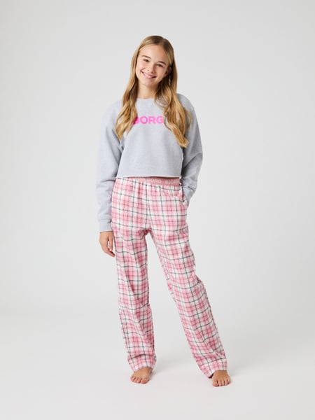 Björn Borg Core Flannel Pyjama Pants Pink, 170