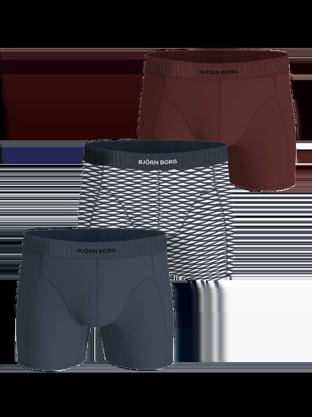 Björn Borg Organic Cotton Stretch Boxers 3-pack Multi, L