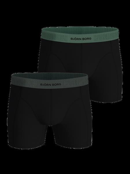 Björn Borg Organic Cotton Stretch Boxers 2-pack Sort, XL