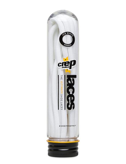 Crep Protect Round Laces Crep Protect White