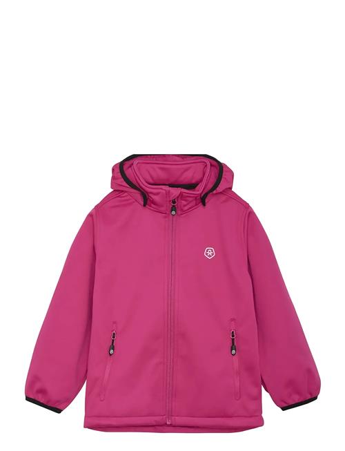 Softshell W. Fleece Color Kids Pink