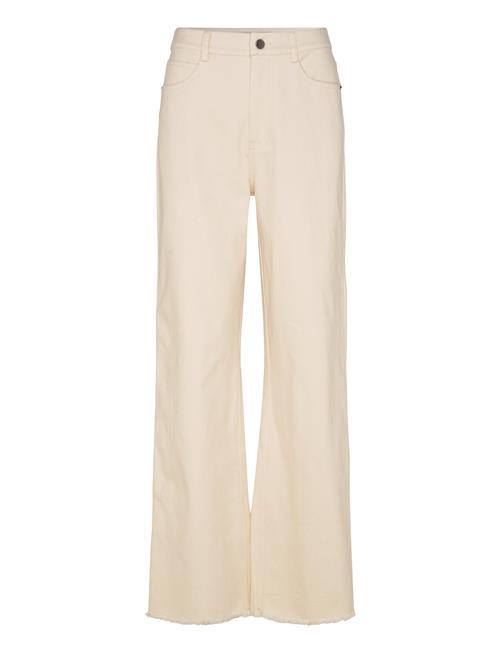 Msennie Wide Leg Jeans Minus Cream