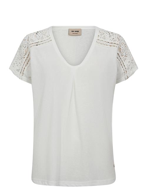 Mmdayo V-Neck Tee MOS MOSH White
