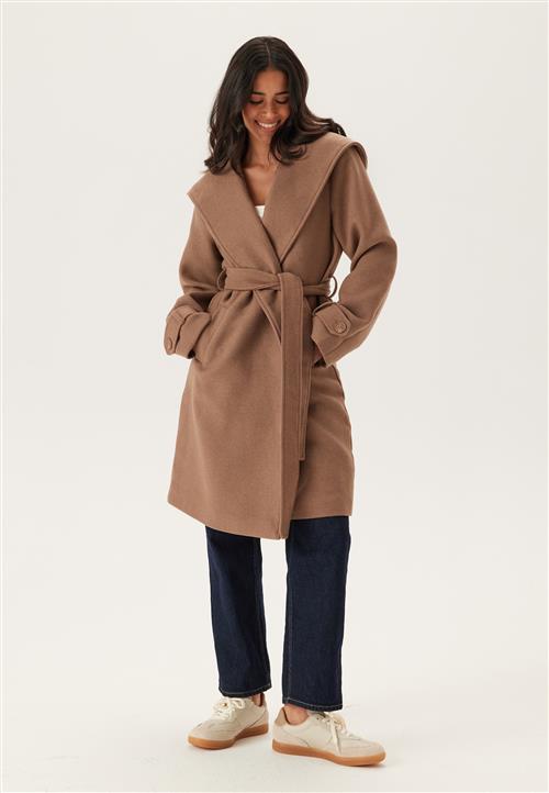 Happy Holly Hooded Wool Mix Coat