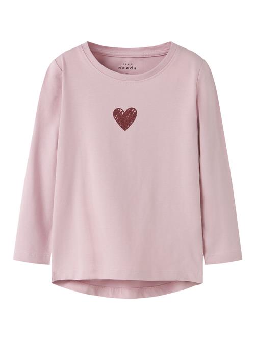 NAME IT Bluse Vix Burnished Lilac Glitter Heart