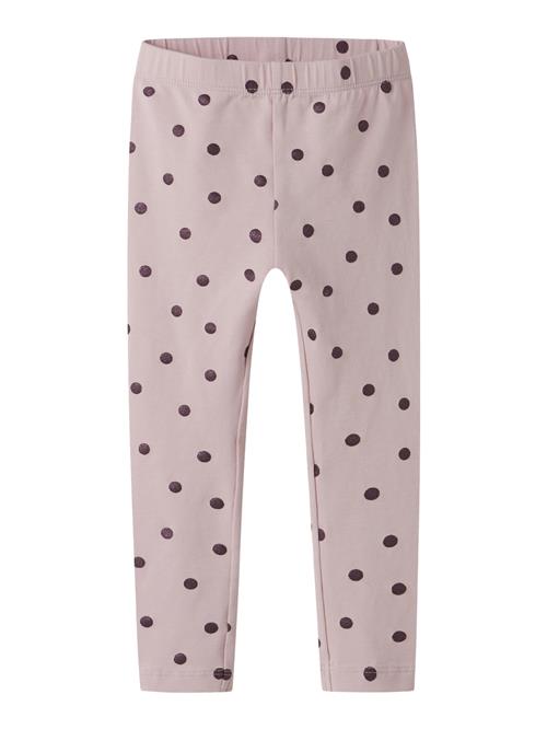NAME IT Legging Glitter Vivian Burnished Lilac Peppercorn Dot
