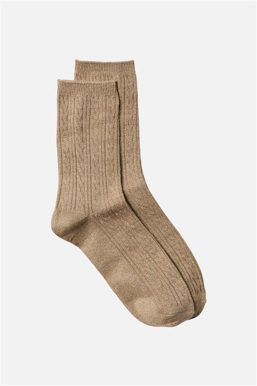 Mandy Glitter Sokker - Fossil - One-Size - Vero Moda