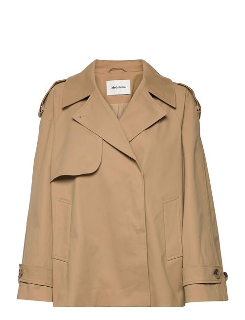 Se Clara Jacket Modström Brown ved Booztlet
