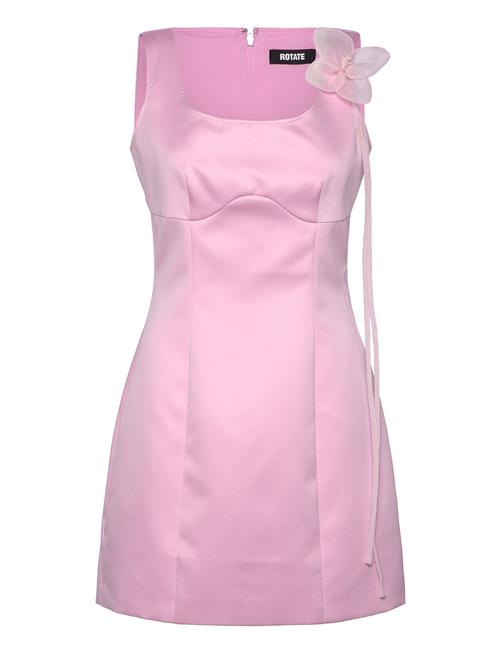 Satin Flower Dress ROTATE Birger Christensen Pink
