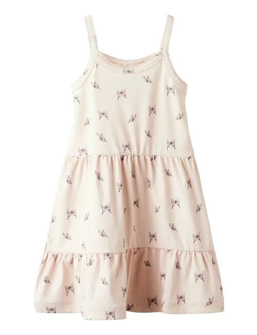 Se Nmfgayo San Sl Strap Dress Lil Lil'Atelier Cream ved Booztlet