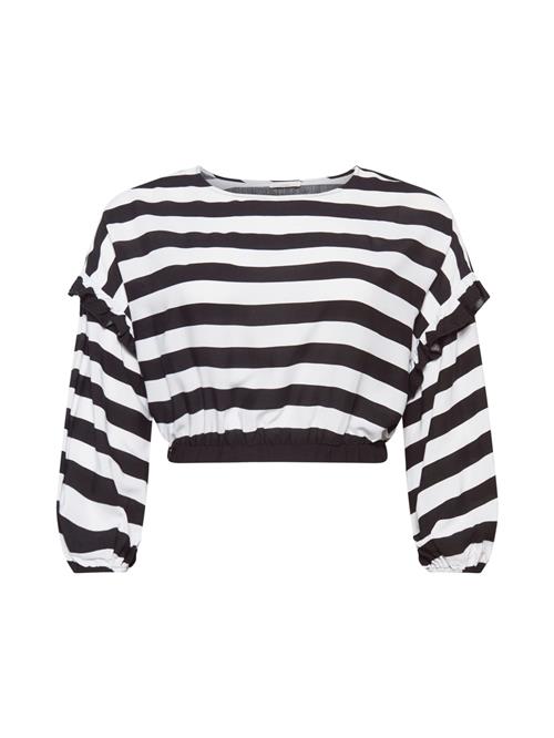 Guido Maria Kretschmer Curvy Shirts 'Ellen'  sort / hvid