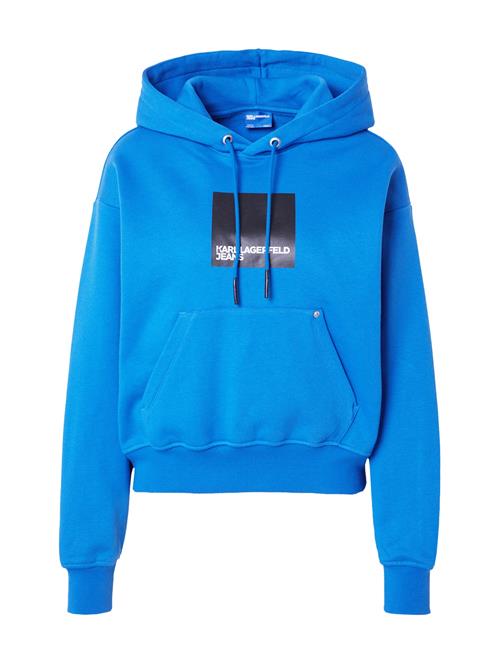 KARL LAGERFELD JEANS Sweatshirt  blå / sort / hvid