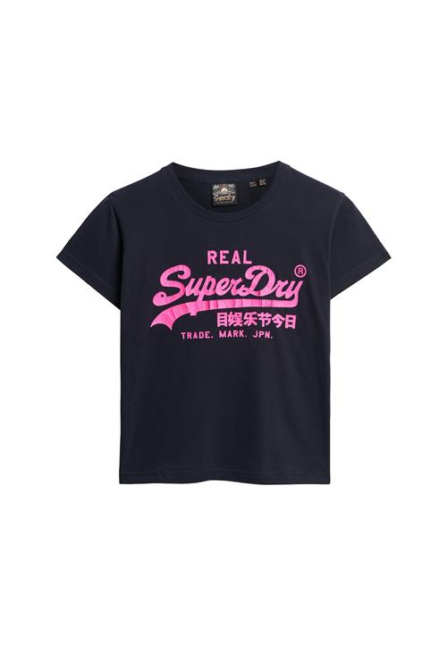 Superdry Shirts  navy / neonlilla