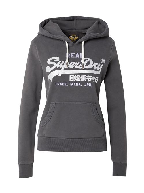 Superdry Sweatshirt  sort / hvid