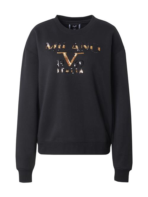 19V69 ITALIA Sweatshirt 'Bonnie'  guld / sort