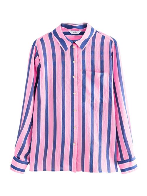 Se Next Bluse  safir / mørk pink ved About You