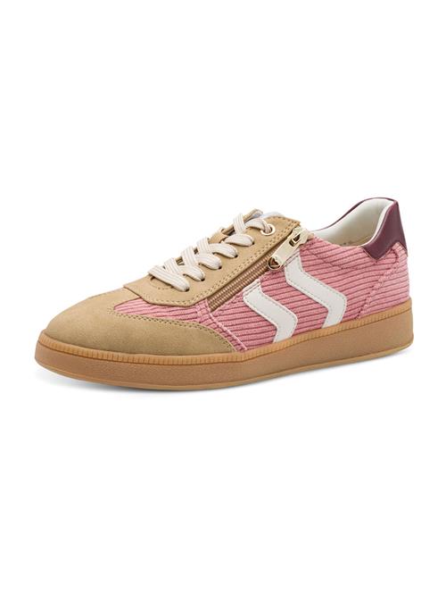 MARCO TOZZI Sneaker low  camel / pitaya / vinrød / hvid