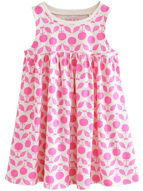 Next Kjole  pink / hvid