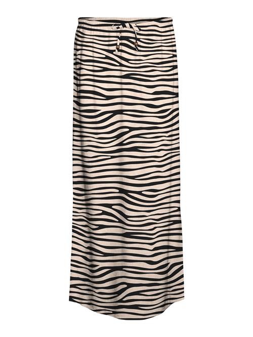 VERO MODA Nederdel 'VMMymilo'  beige / sort