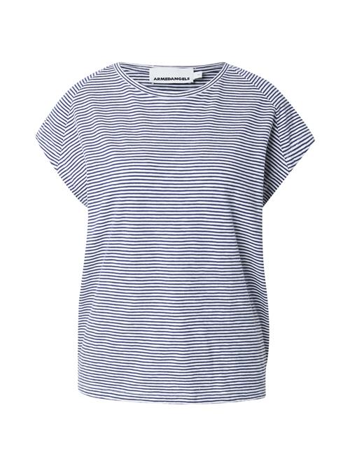 ARMEDANGELS Shirts 'ONELIAA'  blå / hvid