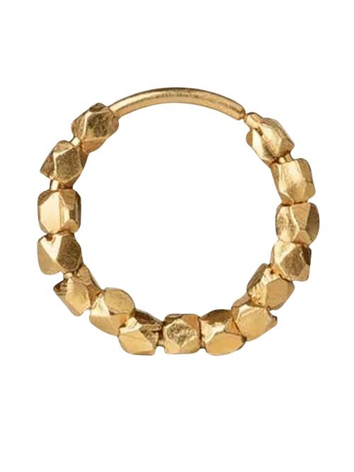 Jane Kønig Øreringe 'Bead Twist'  guld