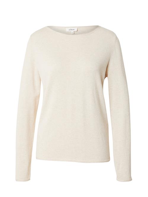 s.Oliver Pullover  beige-meleret