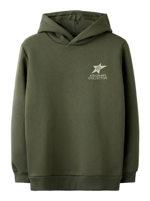 LMTD Sweatshirt  mørkegrøn / hvid