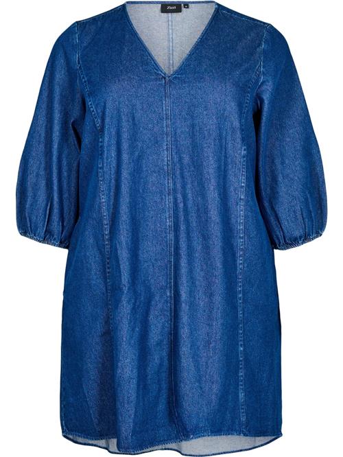 Zizzi Kjole 'JENNA'  blue denim