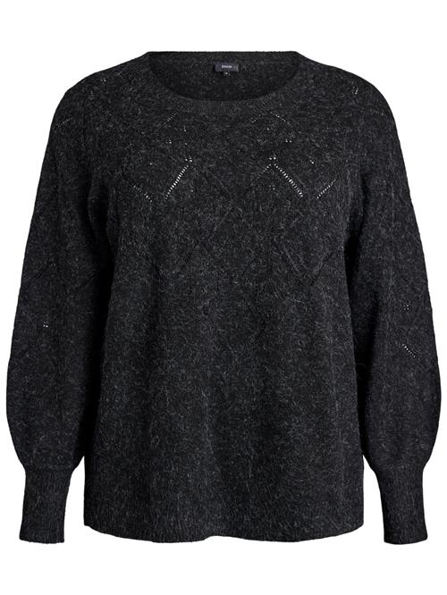 Zizzi Sweatshirt 'CASUNNY'  antracit