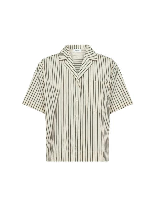Levete Room Bluse  lysebeige / mørkebrun