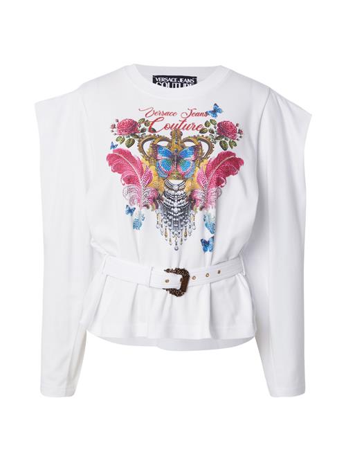 Se Versace Jeans Couture Pullover  blå / pink / lyserød / hvid ved About You