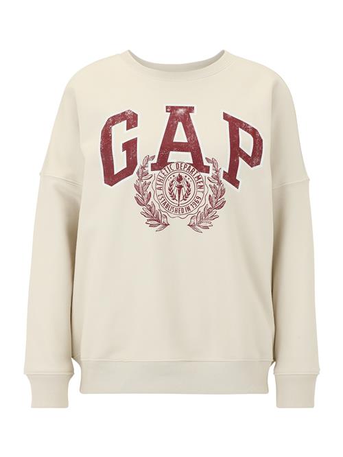 Se Gap Petite Sweatshirt  bordeaux / hvid ved About You