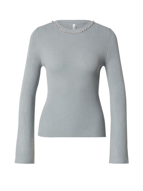 ONLY Pullover 'ONLNATASCHA'  lyseblå / sølv