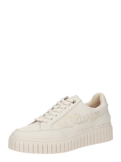 Se s.Oliver Sneaker low  beige / guld ved About You