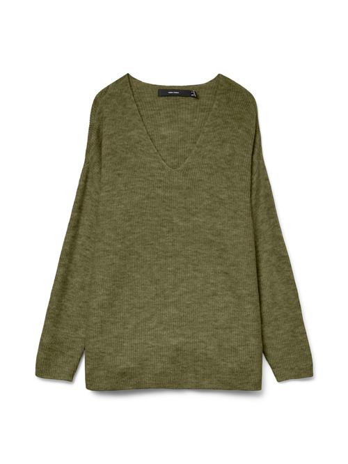 VERO MODA Pullover 'VMLefile'  grøn-meleret